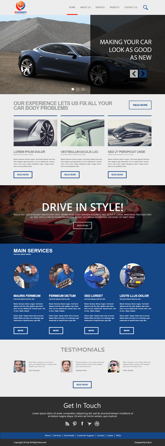 Web Design par iLibart pour ce projet | Design #6155551