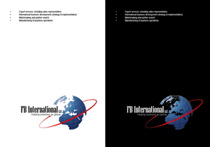 Logo Design by mosu for FB International LLC | Design #6159723