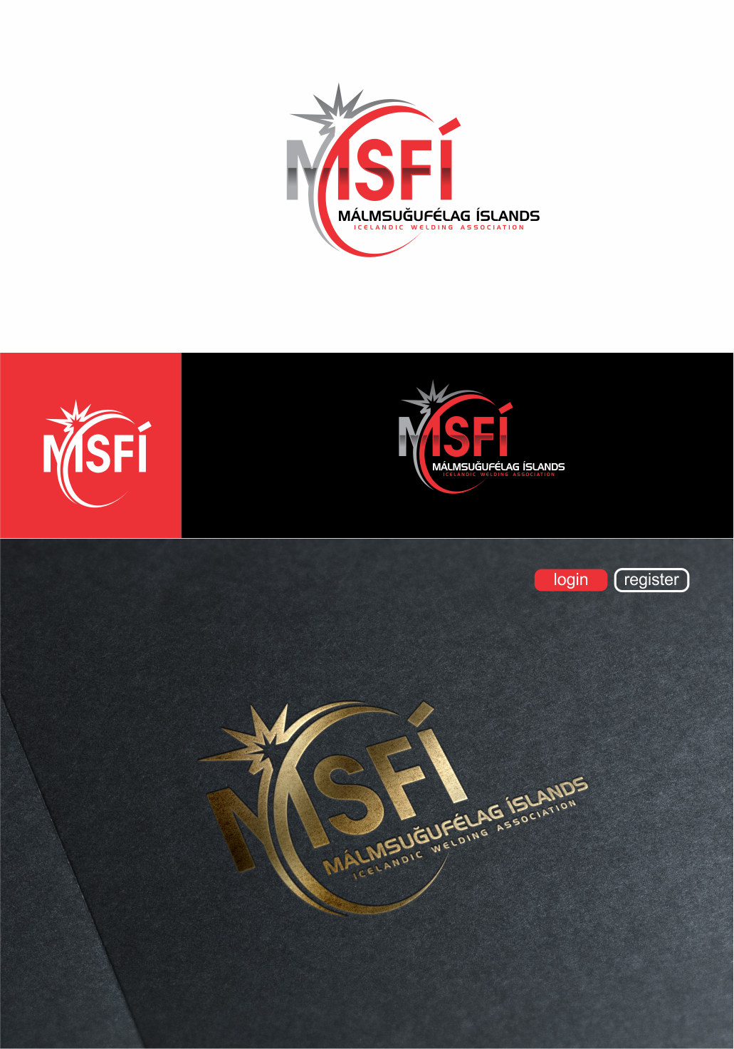 Logo Design by up2date for ICELANDIC WELDING ASSOCIATION | Design #6195378