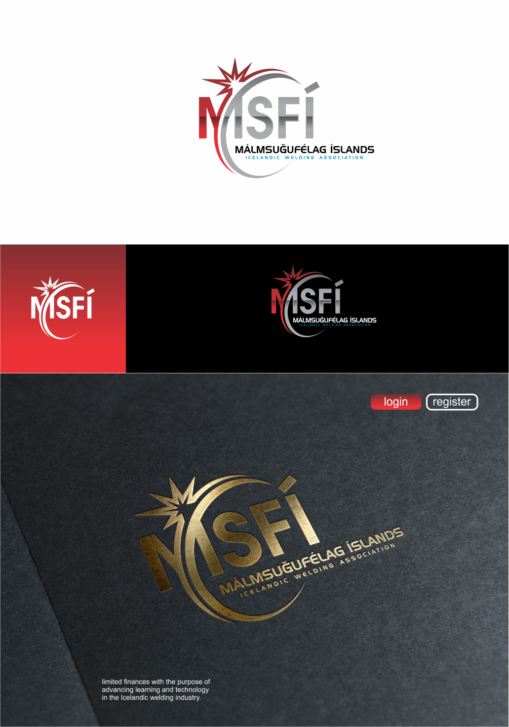 Logo Design by up2date for ICELANDIC WELDING ASSOCIATION | Design #6197258