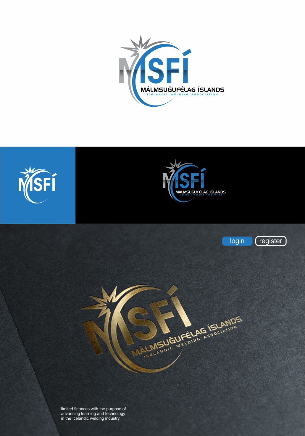 Logo Design by up2date for ICELANDIC WELDING ASSOCIATION | Design #6198776