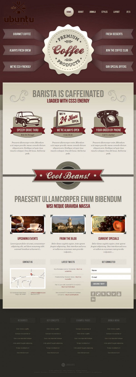 Web Design by Rosc for My Coffee Box | Design #1720694