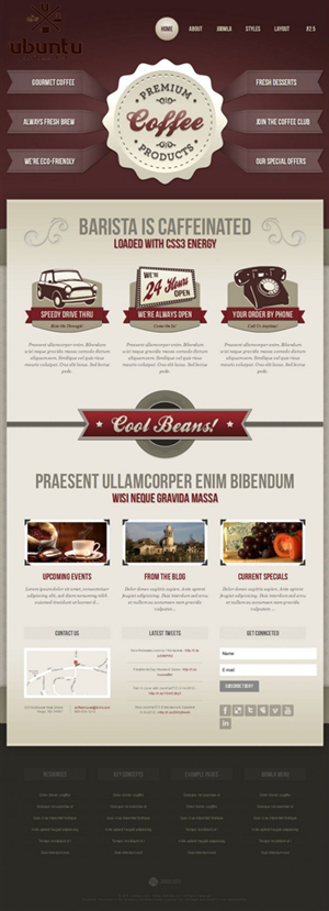Web Design by Rosc for My Coffee Box | Design #1720694