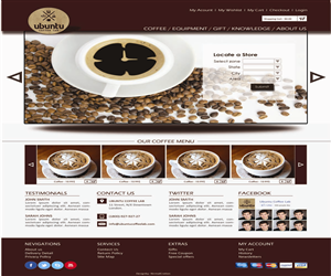 Web-Design von NirmalCreation für My Coffee Box | Design: #1722991