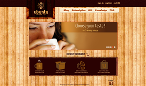 Web-Design von artistraman für My Coffee Box | Design: #1703817