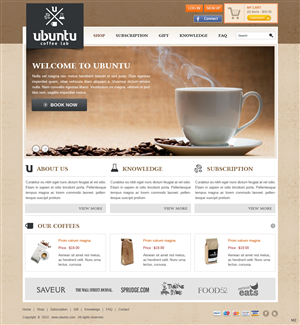Web-Design von pb für My Coffee Box | Design: #1698377