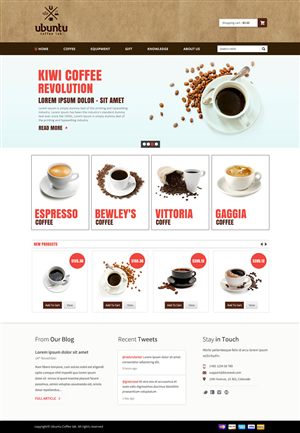 Web Design by OM for My Coffee Box | Design: #1728989