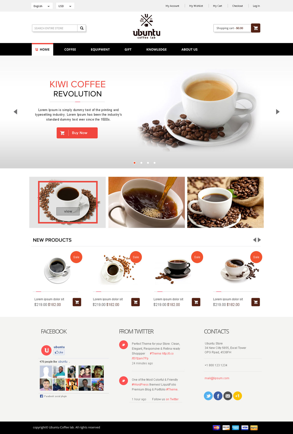 Web Design by OM for My Coffee Box | Design #1756559