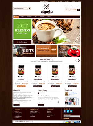 Web-Design von Roy für My Coffee Box | Design: #1722352