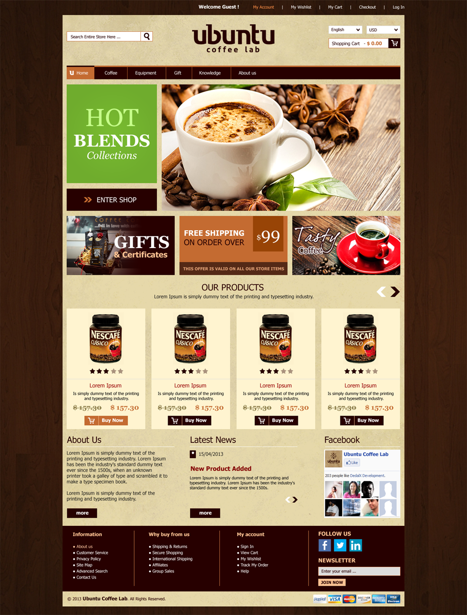 Web-Design von Roy für My Coffee Box | Design #1726247
