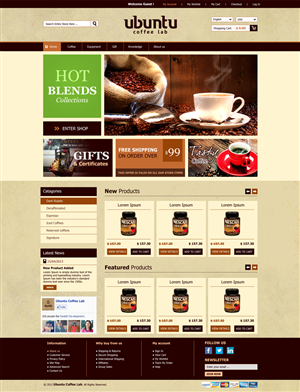 Web Design by Roy for My Coffee Box | Design #1727283
