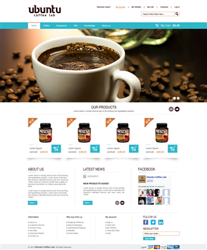 Web Design by Roy for My Coffee Box | Design: #1746153