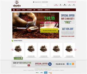 Web-Design von SonaDesigns für My Coffee Box | Design: #1720072