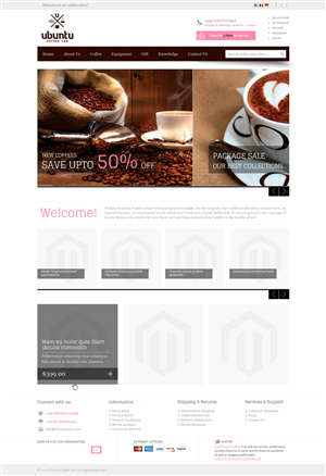 Web-Design von SonaDesigns für My Coffee Box | Design: #1720077
