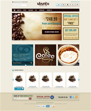 Web Design by SonaDesigns for My Coffee Box | Design: #1729630