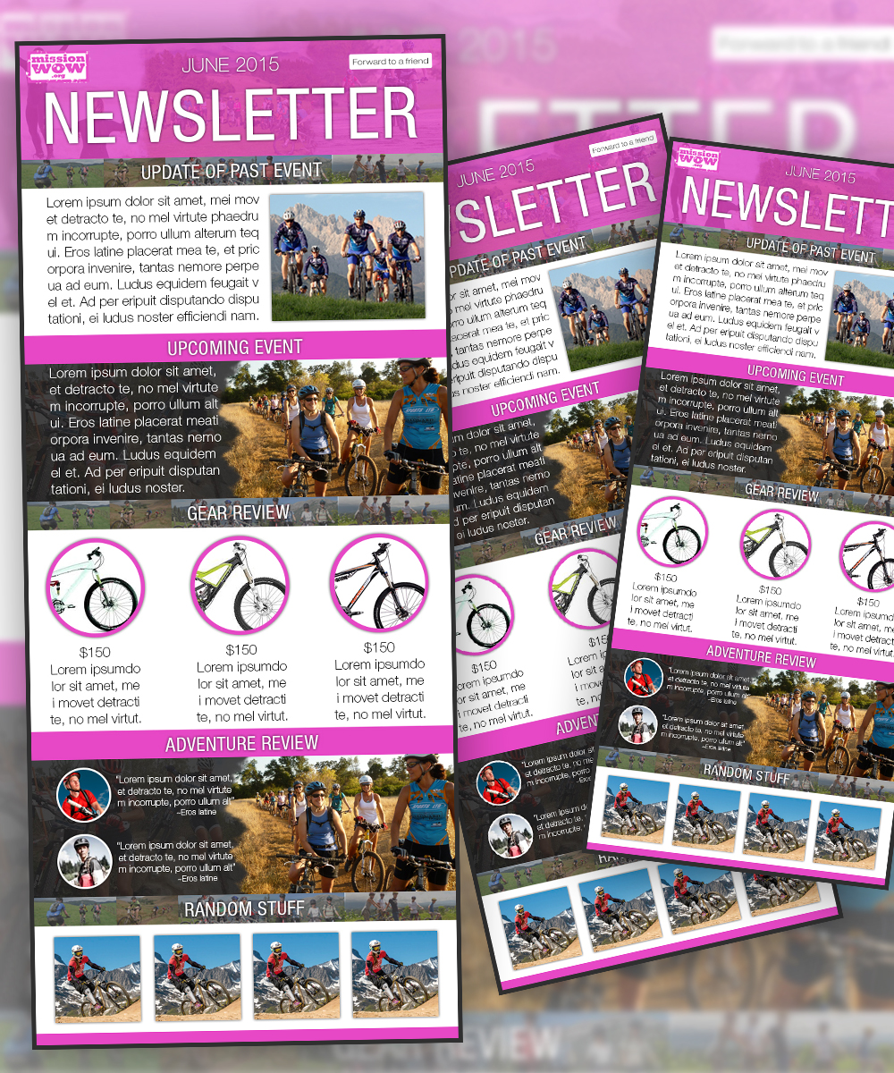 Newsletter Design by Claireative for this project | Design #6176605
