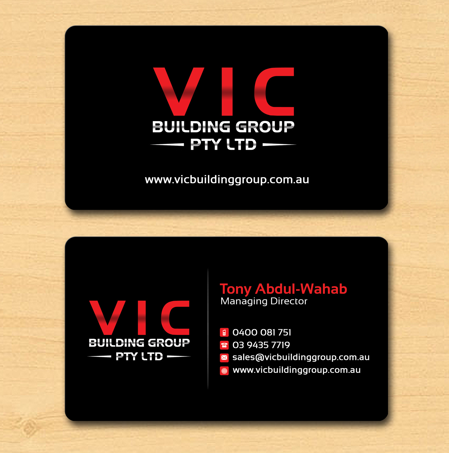 Business Card Design by Lanka Ama for Hemroc Construction Pty Ltd | Design #6157212