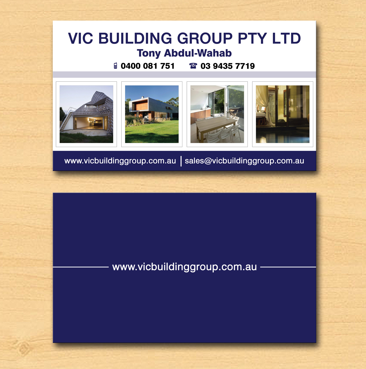 Business Card Design by Lanka Ama for Hemroc Construction Pty Ltd | Design #6157215