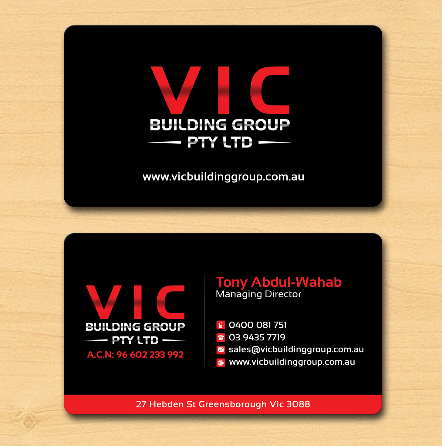 Design de Carte de Visite par Lanka Ama pour Hemroc Construction Pty Ltd | Design #6163650