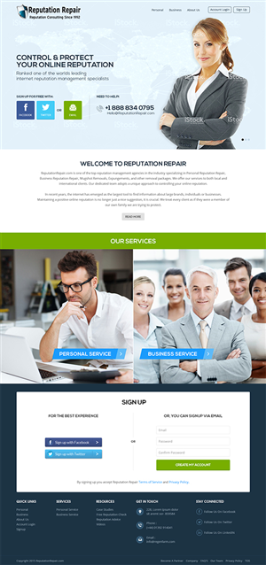 Web Design by RupalTechno for Webcorp - DNF | Design #6180751