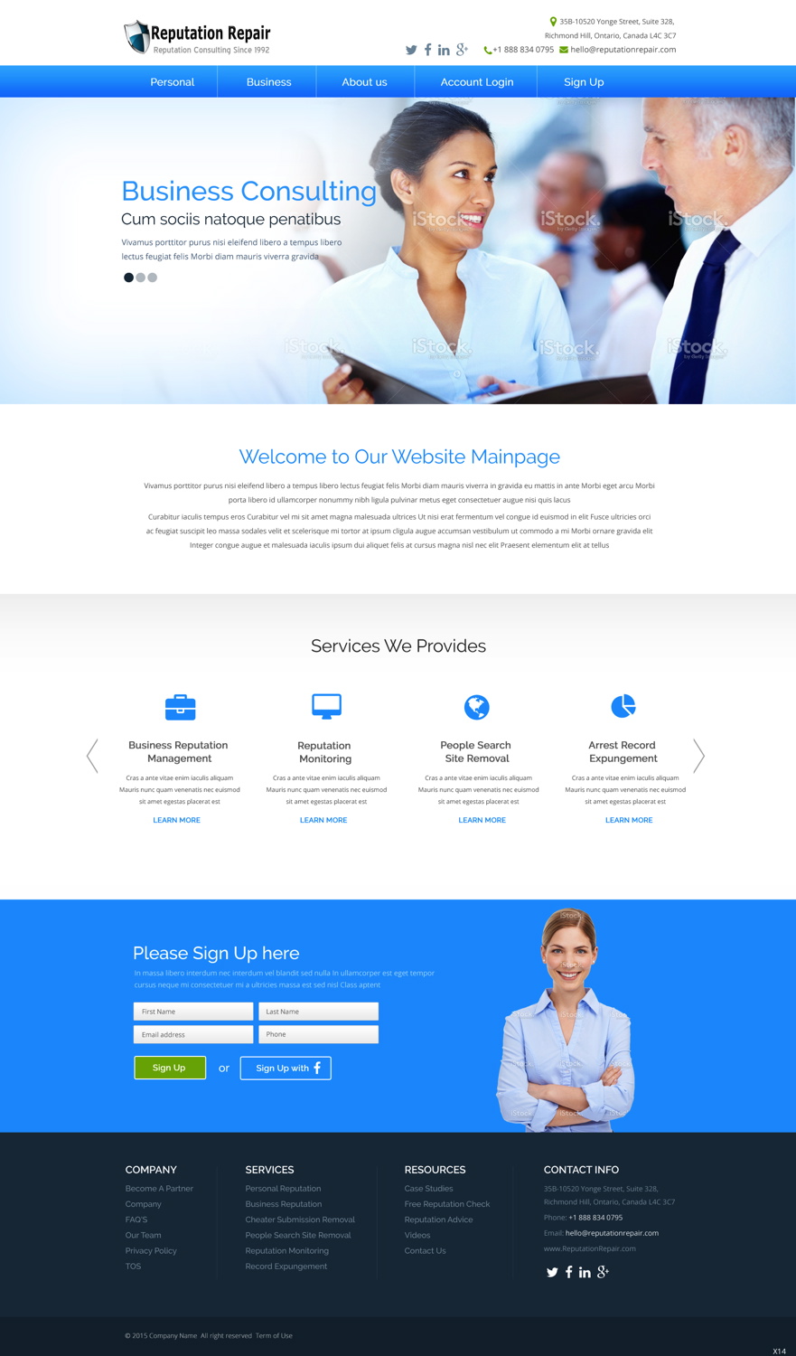 Web Design by pb for Webcorp - DNF | Design #6197010