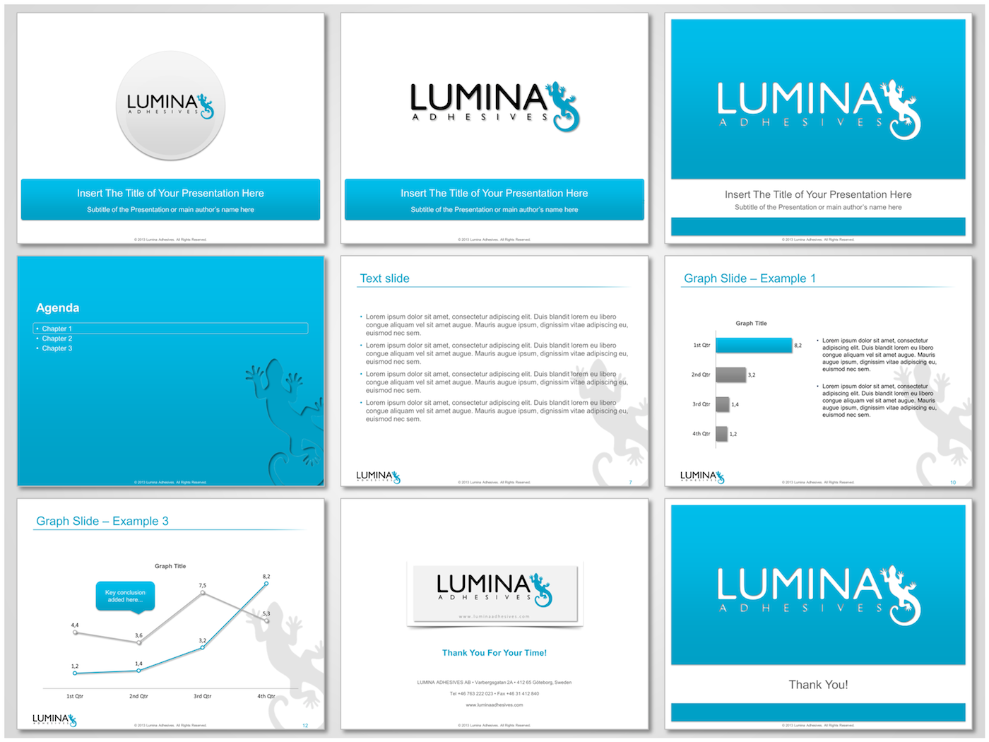 PowerPoint Design by beard&coffee for Lumina Adhesives AB | Design #1667247