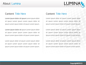 PowerPoint Design by Best Design Hub for Lumina Adhesives AB | Design: #1659864