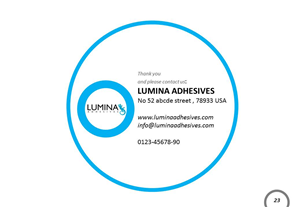PowerPoint Design by dexygnmachjne for Lumina Adhesives AB | Design #1676840