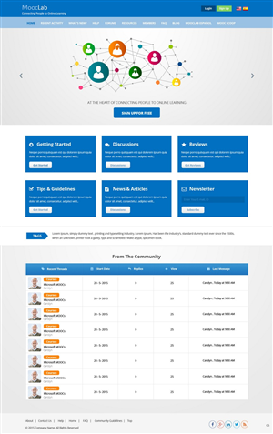 Web Design by pb for MoocLab.club | Design: #6240481