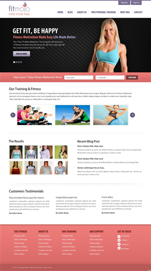 Wordpress Design by pb for this project | Design: #1653617