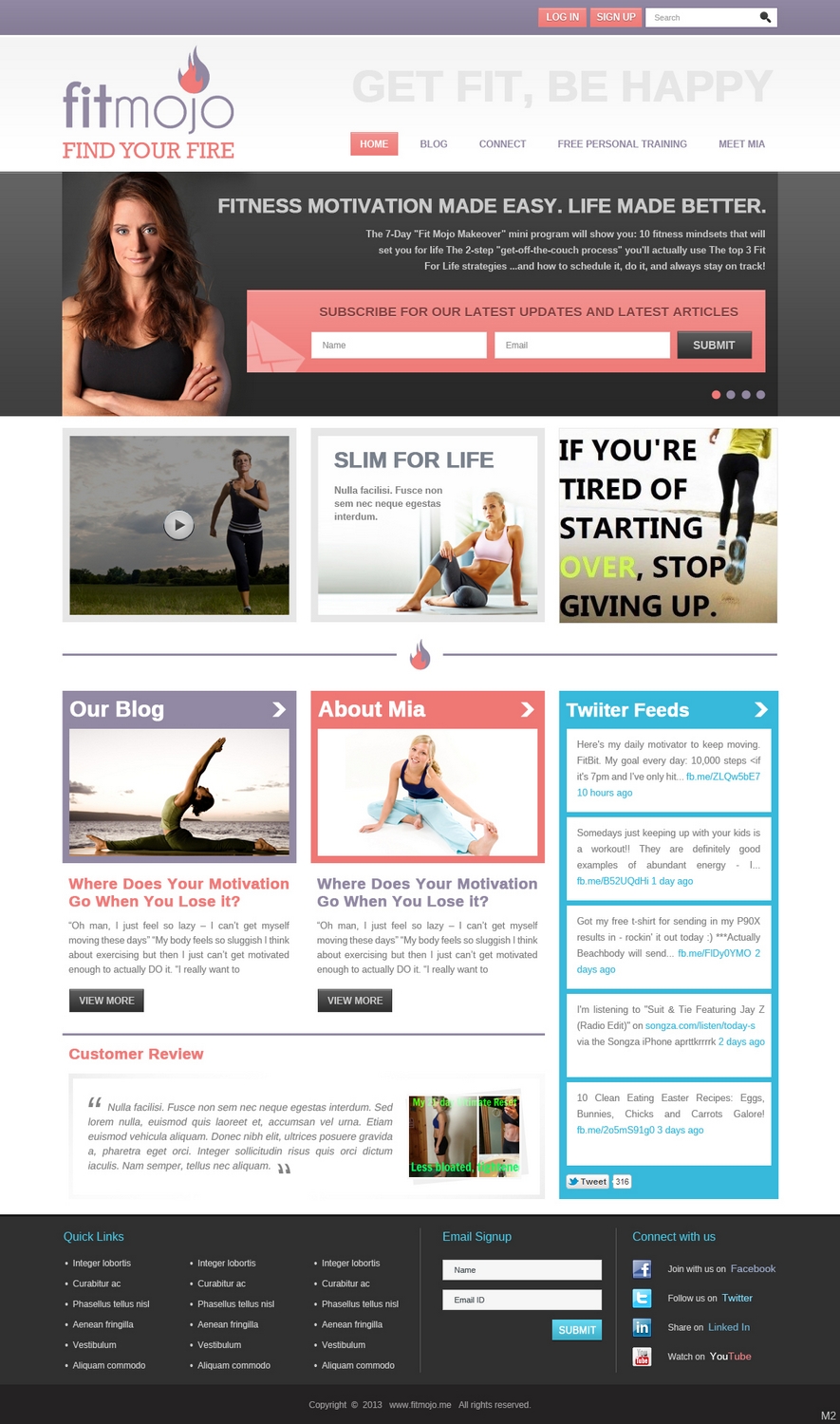 Wordpress Design by pb for this project | Design #1653620
