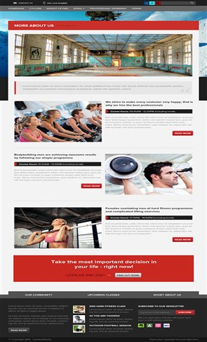 Wordpress Design by aue4real for this project | Design: #1646765