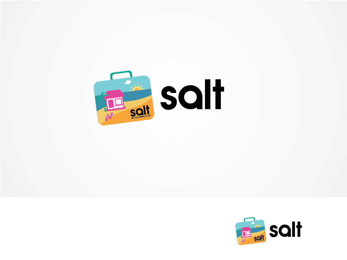 Logo Design by Brain.Art for Salt Online Accommodation Service | Design #6179950