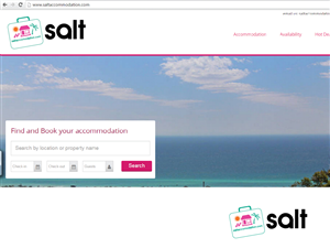 Logo Design by Brain.Art for Salt Online Accommodation Service | Design: #6179980