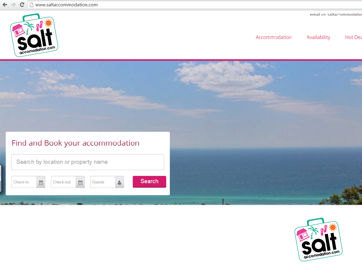 Logo Design by Brain.Art for Salt Online Accommodation Service | Design #6179985