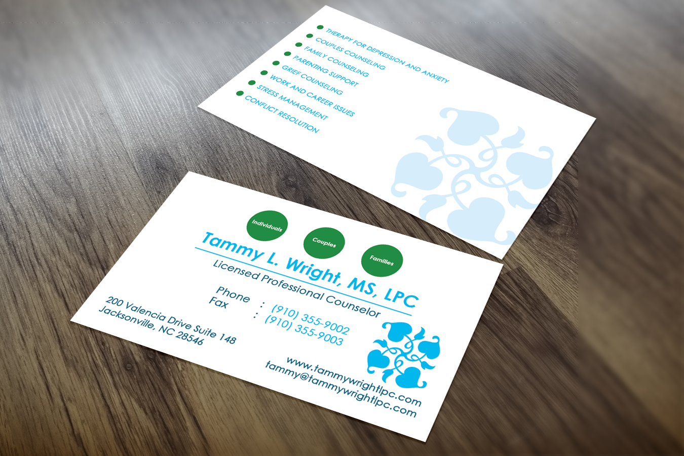 Business Card Design by Sajin for Brief Therapy Center of Paris | Design #6164683