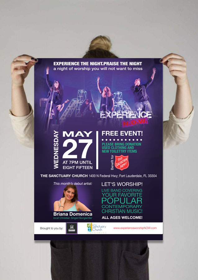 Flyer Design by faith.peach for Kristin Rozier Music | Design #6178331