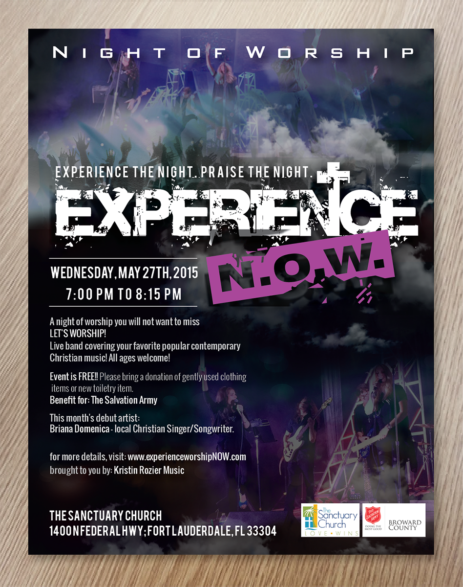 Flyer Design by alex989 for Kristin Rozier Music | Design #6162374