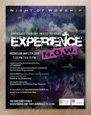 Flyer Design by alex989 for Kristin Rozier Music | Design: #6162374