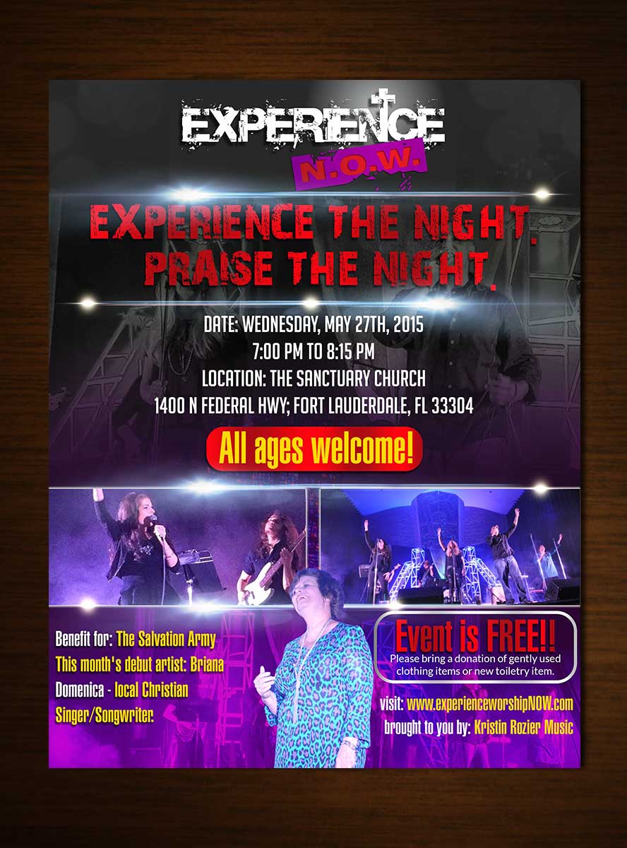Flyer Design by ESolz Technologies for Kristin Rozier Music | Design #6163767