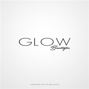 Logo Design by madeli for Glow Boutique | Design: #1662073