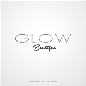 Logo Design by madeli for Glow Boutique | Design: #1669193