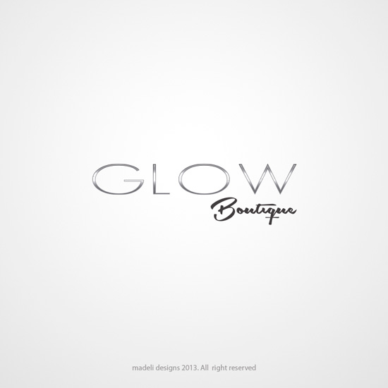Logo Design by madeli for Glow Boutique | Design: #1669451