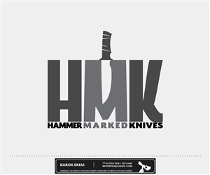 Logo-Design von Rey Rata für Hammer Marked Knives | Design #6189765