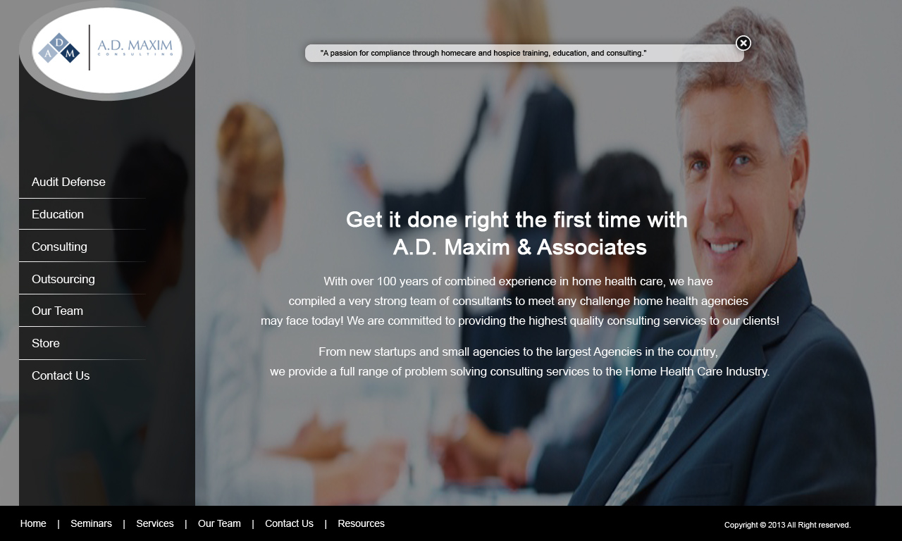 Web Design by salient design for this project | Design #1665072