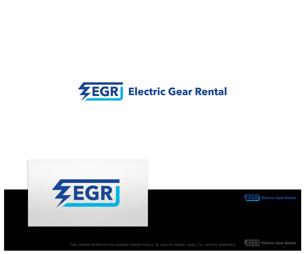 Logo Design by Daniel Caso Design for Electric Gear Rental | Design #6170224