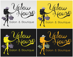 Logo Design by FoXm3D!A for The YELLOW HOUSE SALON & BOUTIQUE | Design #6242012