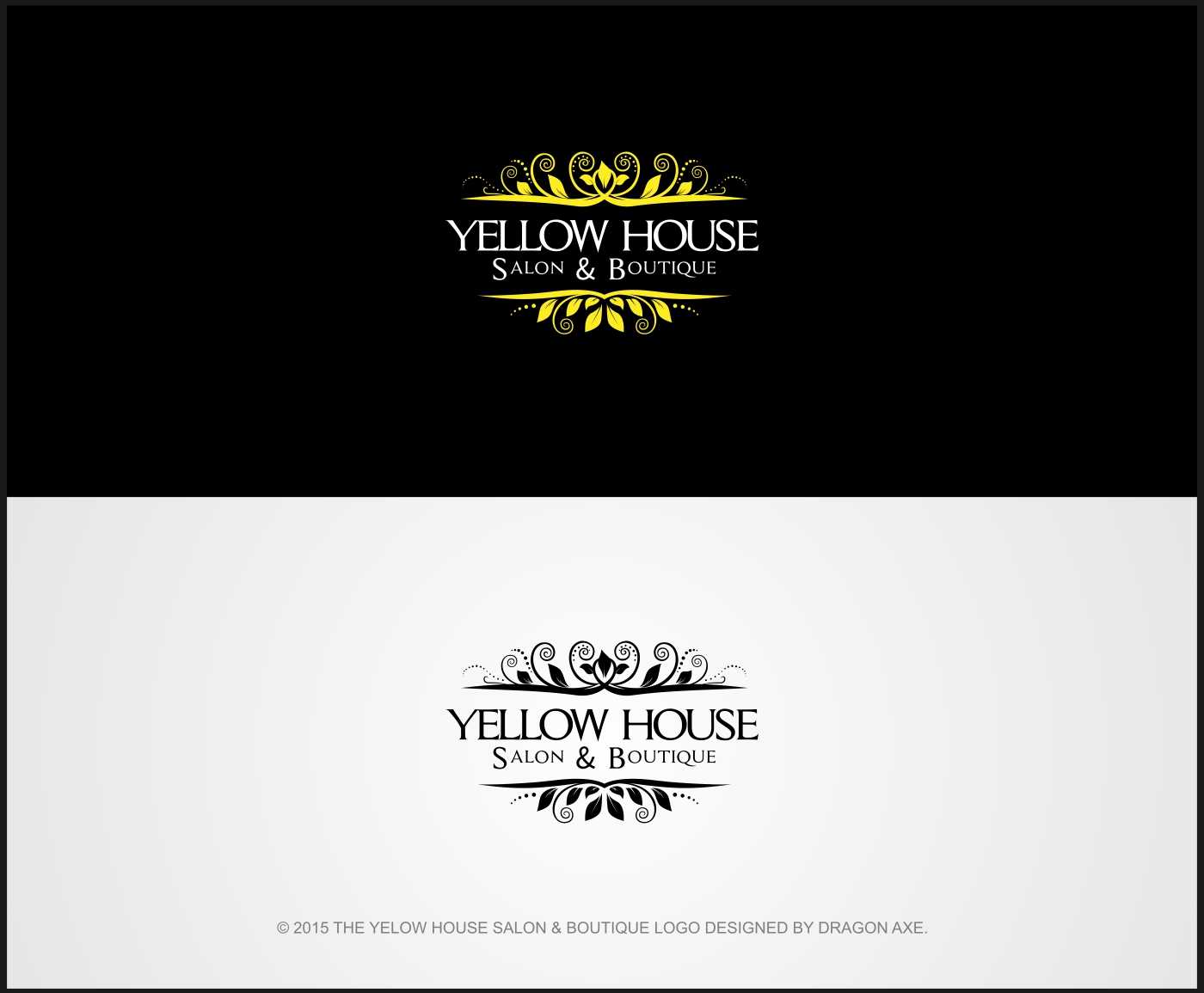 Logo Design by Exotic Blue for The YELLOW HOUSE SALON & BOUTIQUE | Design #6245240