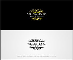 Logo Design by Exotic Blue for The YELLOW HOUSE SALON & BOUTIQUE | Design: #6245240