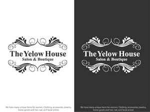 Logo Design by DesignVault for The YELLOW HOUSE SALON & BOUTIQUE | Design: #6215522